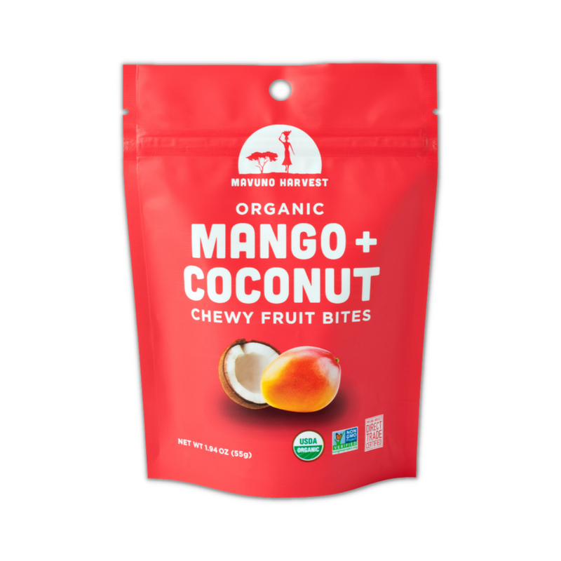 Organic Mango + Coconut Chewy Fruit Bites