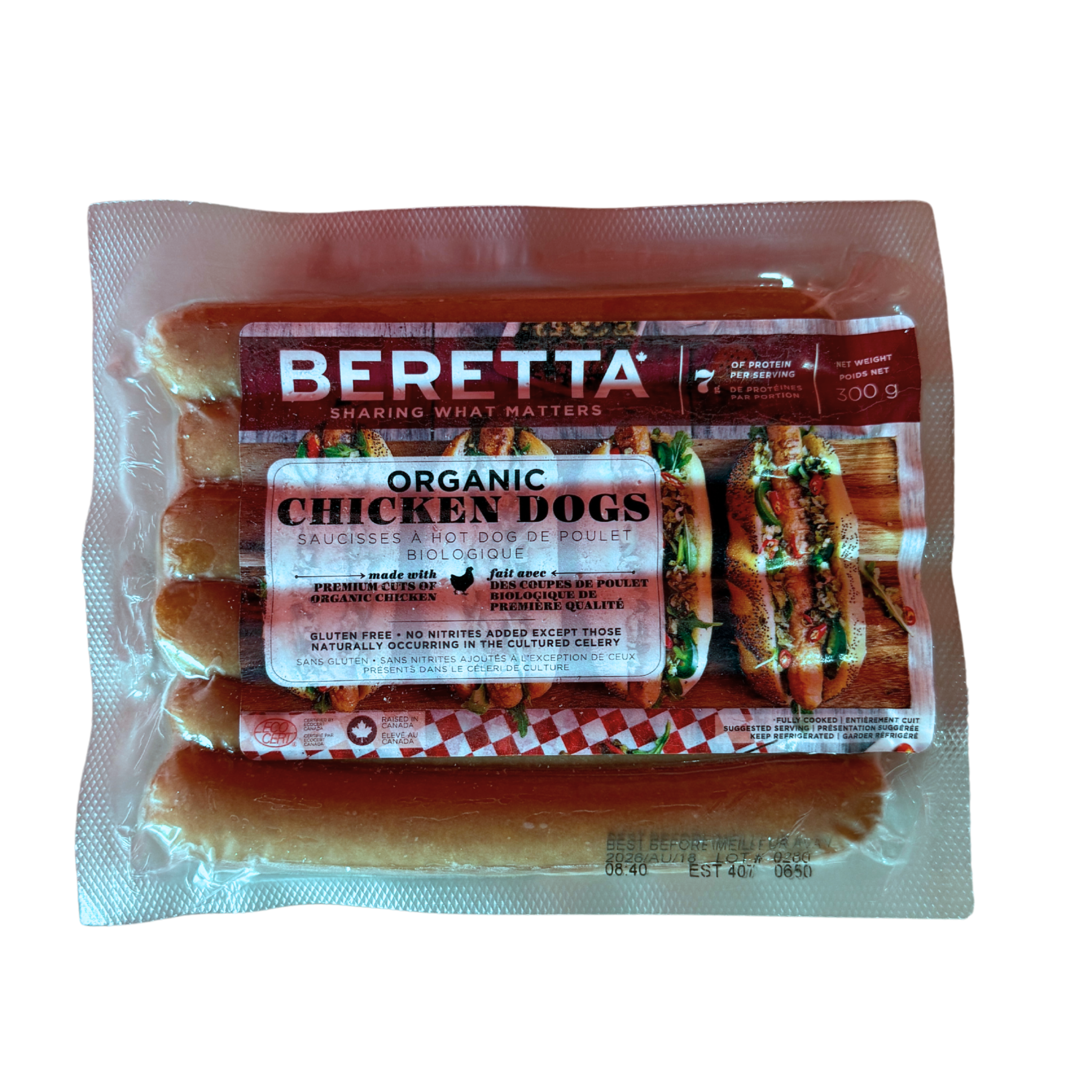 Beretta Organic Chicken Dogs