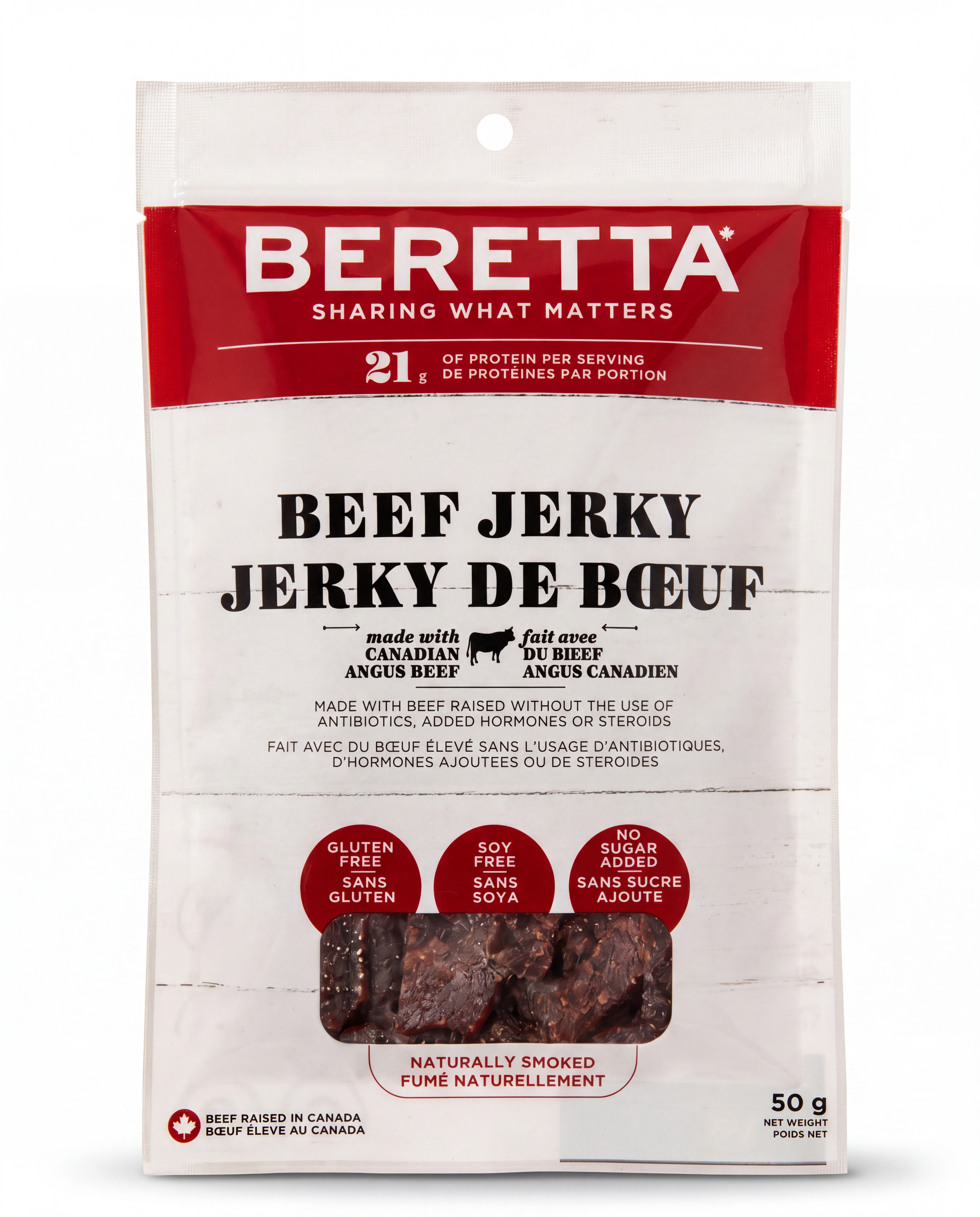 Beretta Hormone Free Beef Jerky