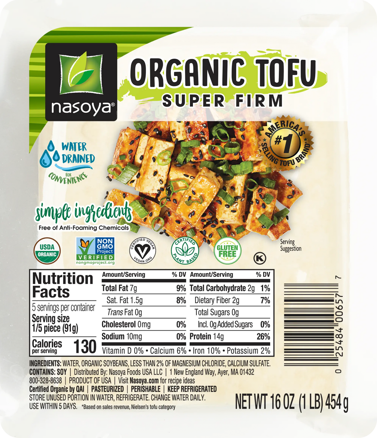 Nasoya Organic Super Firm Tofu