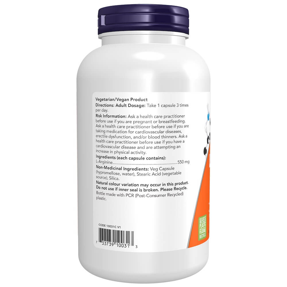Now L-Arginine - 500Mg