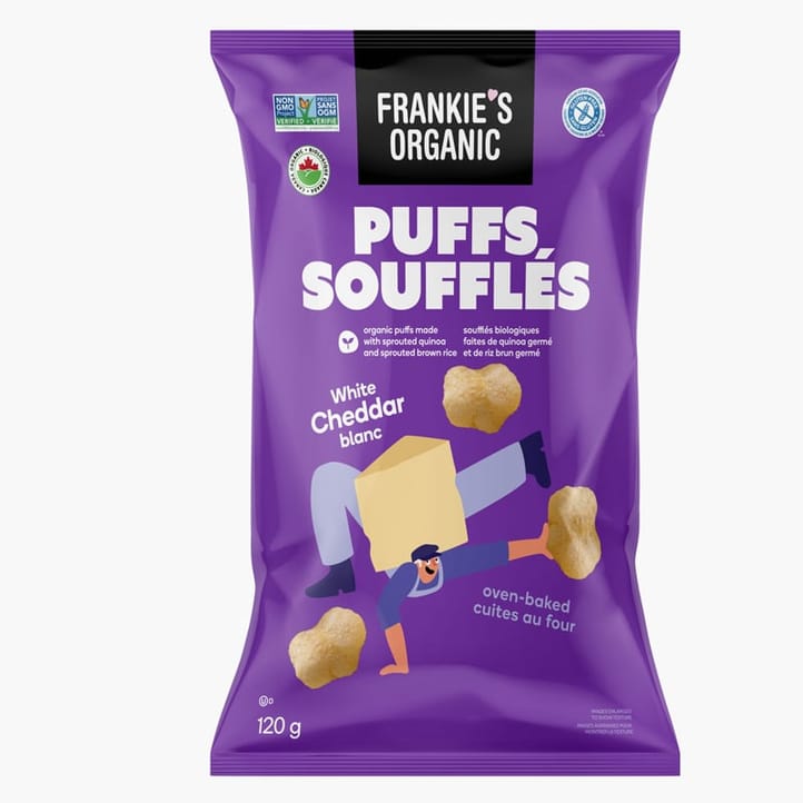 Frankie's Organic Organic Gluten-Free White Cheddar Puffs