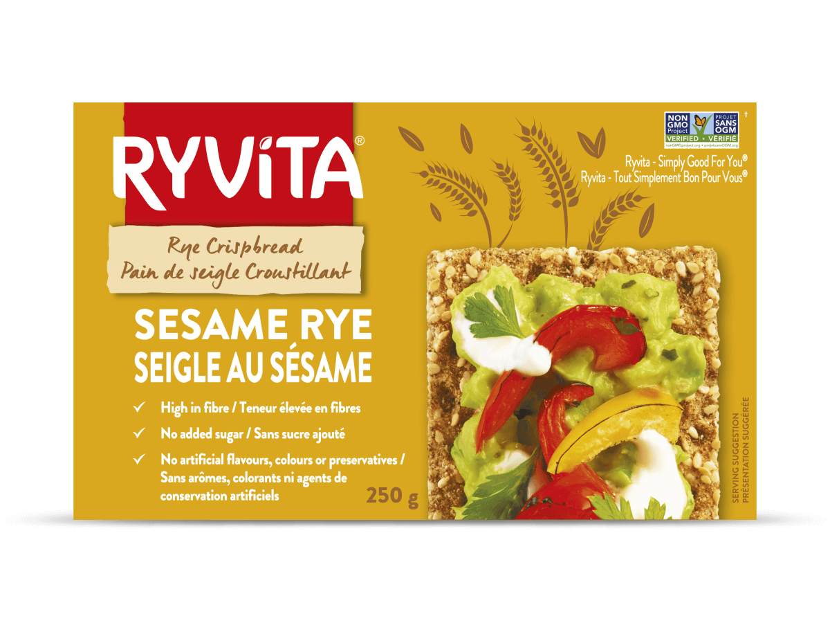 Sesame Rye Crispbread