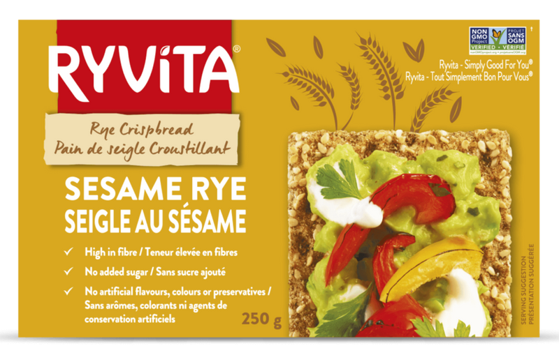 Sesame Rye Crispbread