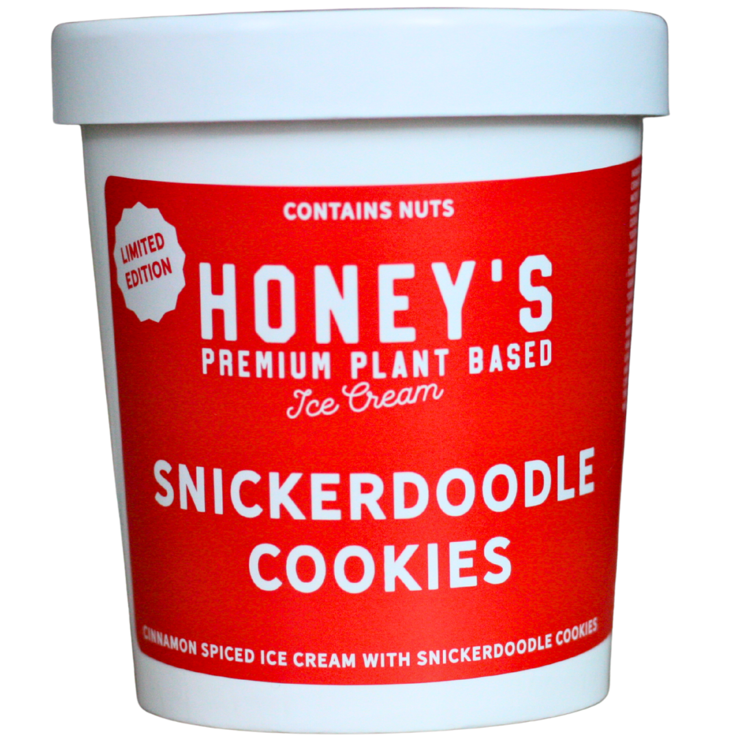 Plant-Based Snickerdoodle Cookies Ice Cream