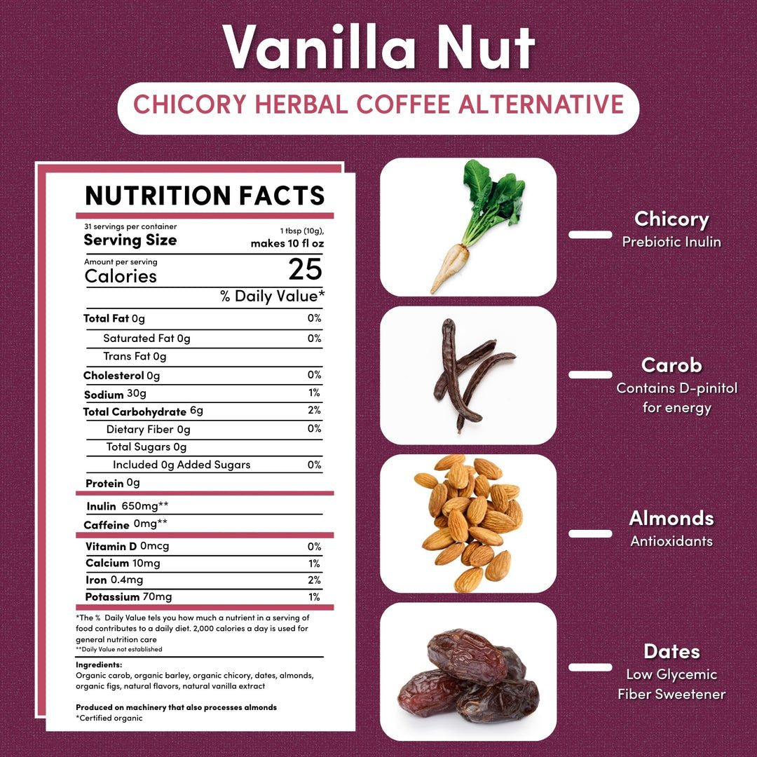Teeccino Vanilla Nut Herbal Coffee