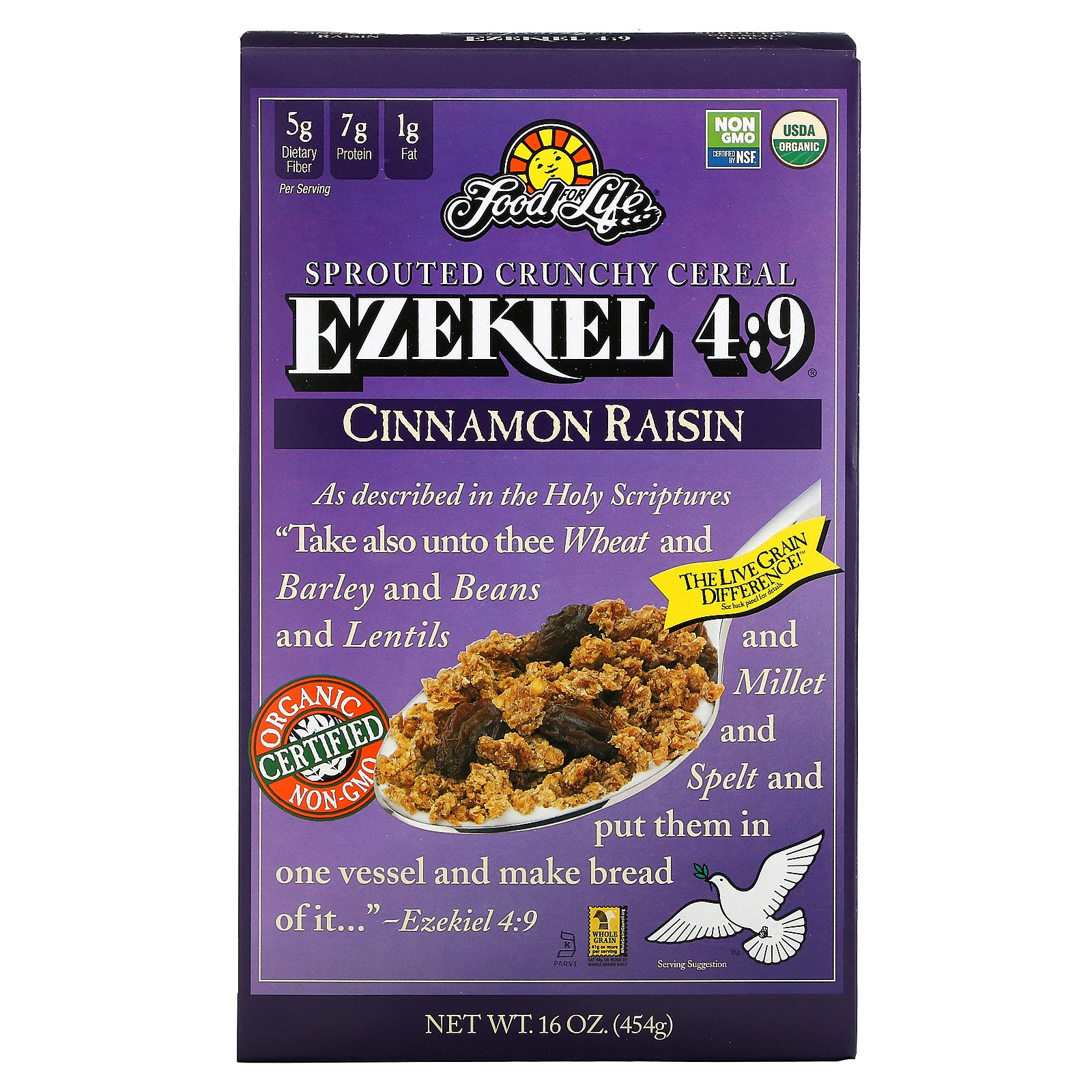 Cinnamon Raisin Whole Grain Cereal