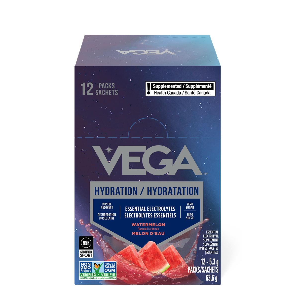 Vega Watermelon Hydration Sachet Box