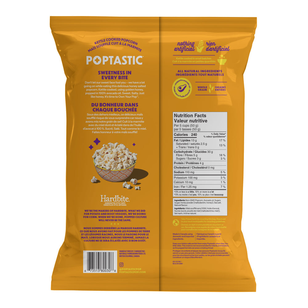 Poptastic Honey Salt Popcorn