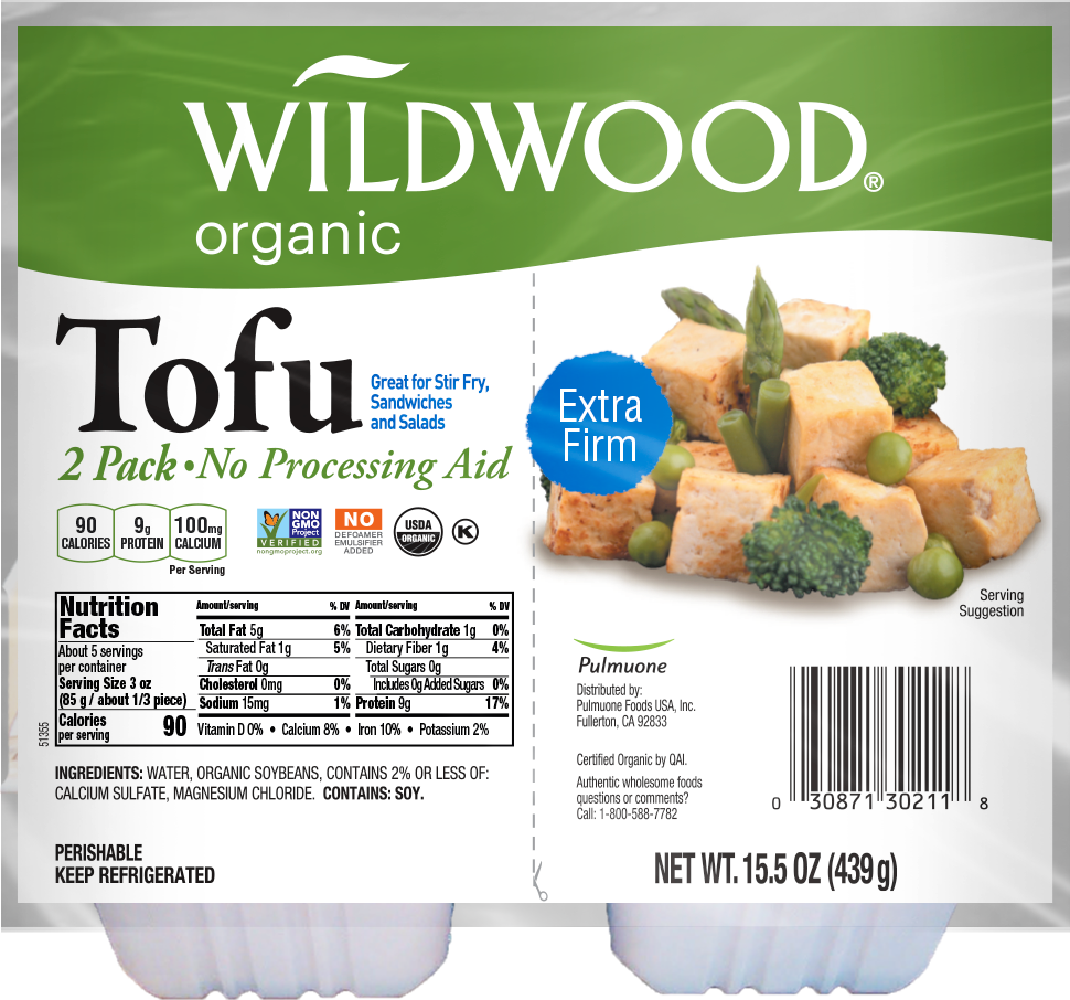 Wildwood Organic Sprouted Extra Firm Tofu