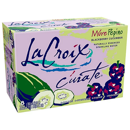 La Croix Blackberry Cucumber Sparkling Water Case