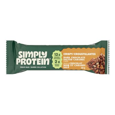 Simply Protein Dark Chocolate Salted Caramel Bar
