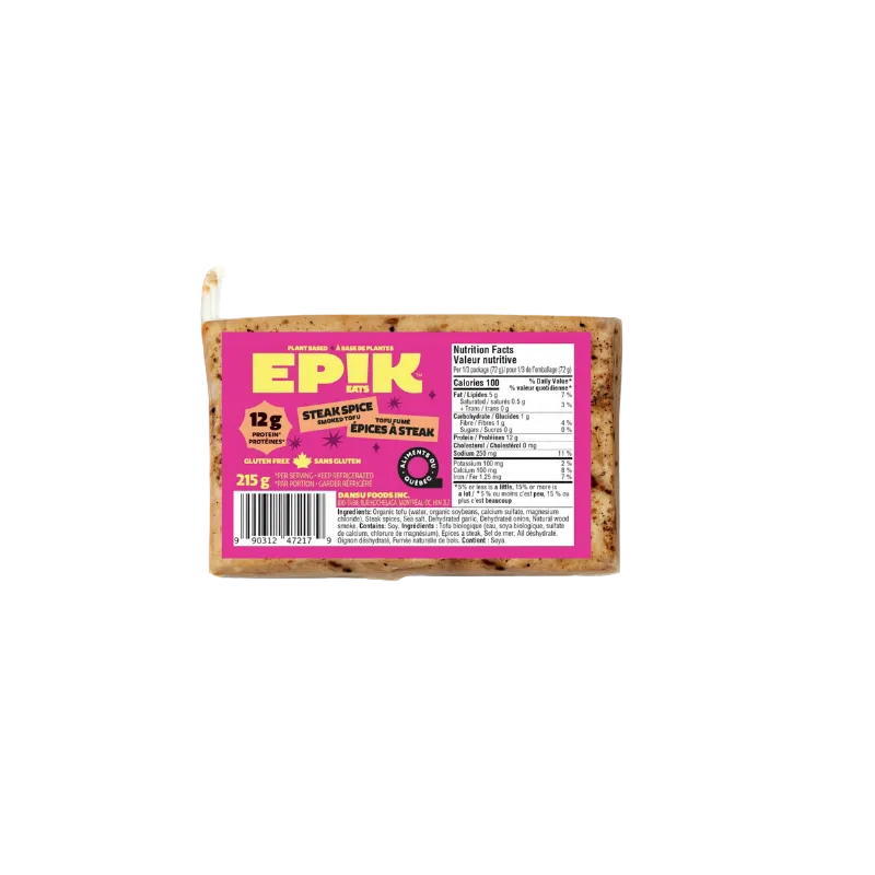 Epik Eats Steak Spice Smoked Tofu