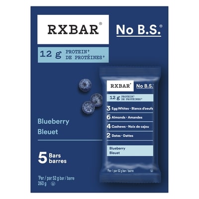 Rx Bar Blueberry Protein Bar 5 Pack