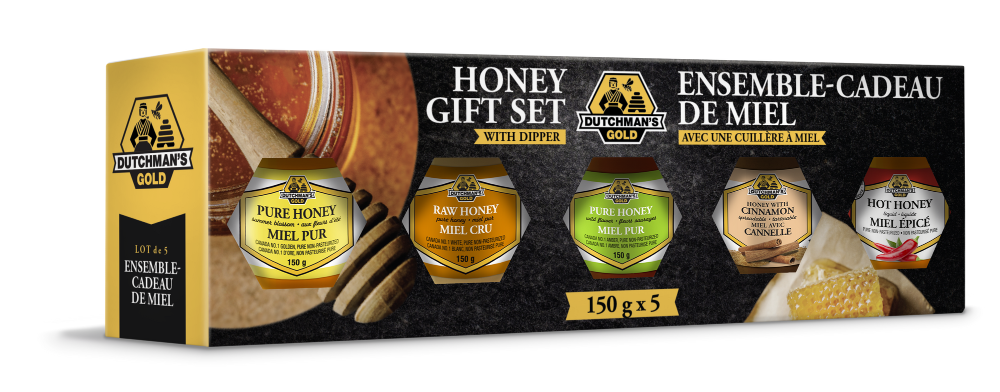 Dutchman's Gold Honey Gift Set with Dipper