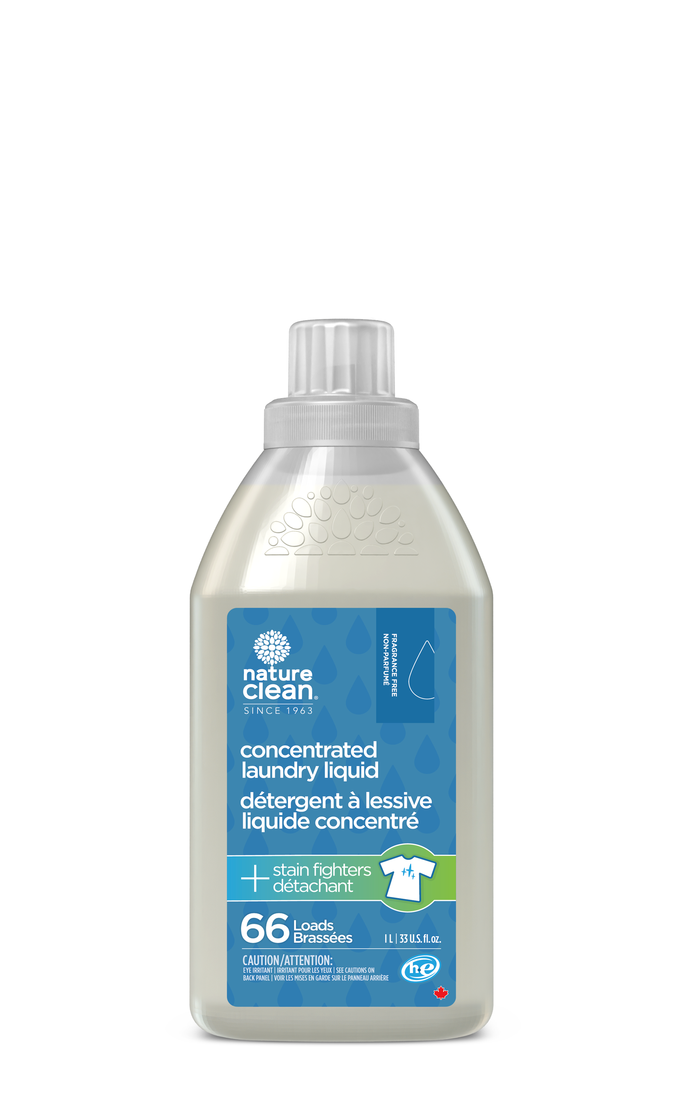 Nature Clean Fragrance-Free Concentrated Laundry Liquid 66 Loads