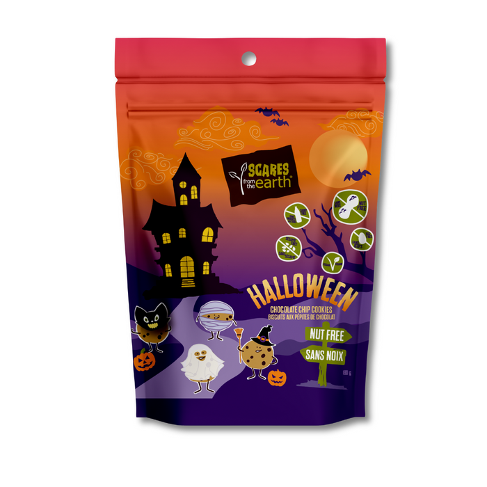 Sweets From The Earth Nut-free Halloween Chocolate Chip Cookies