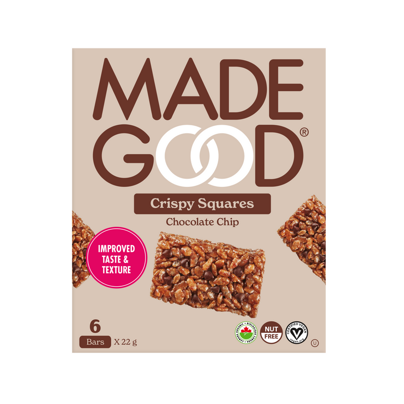 Chocolate Chip Crispy Squares