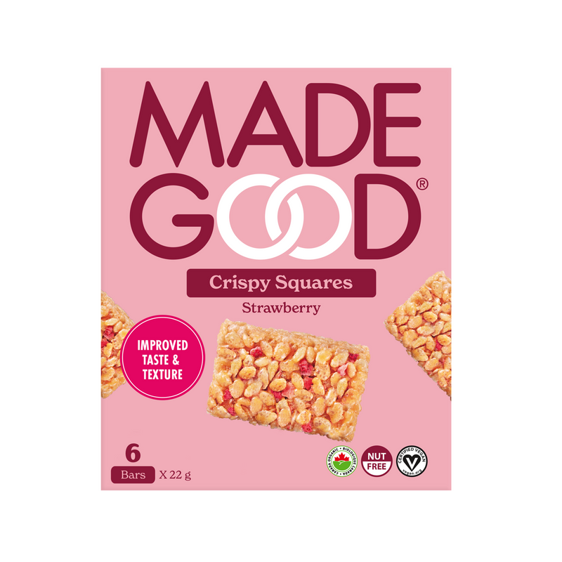Strawberry Crispy Squares