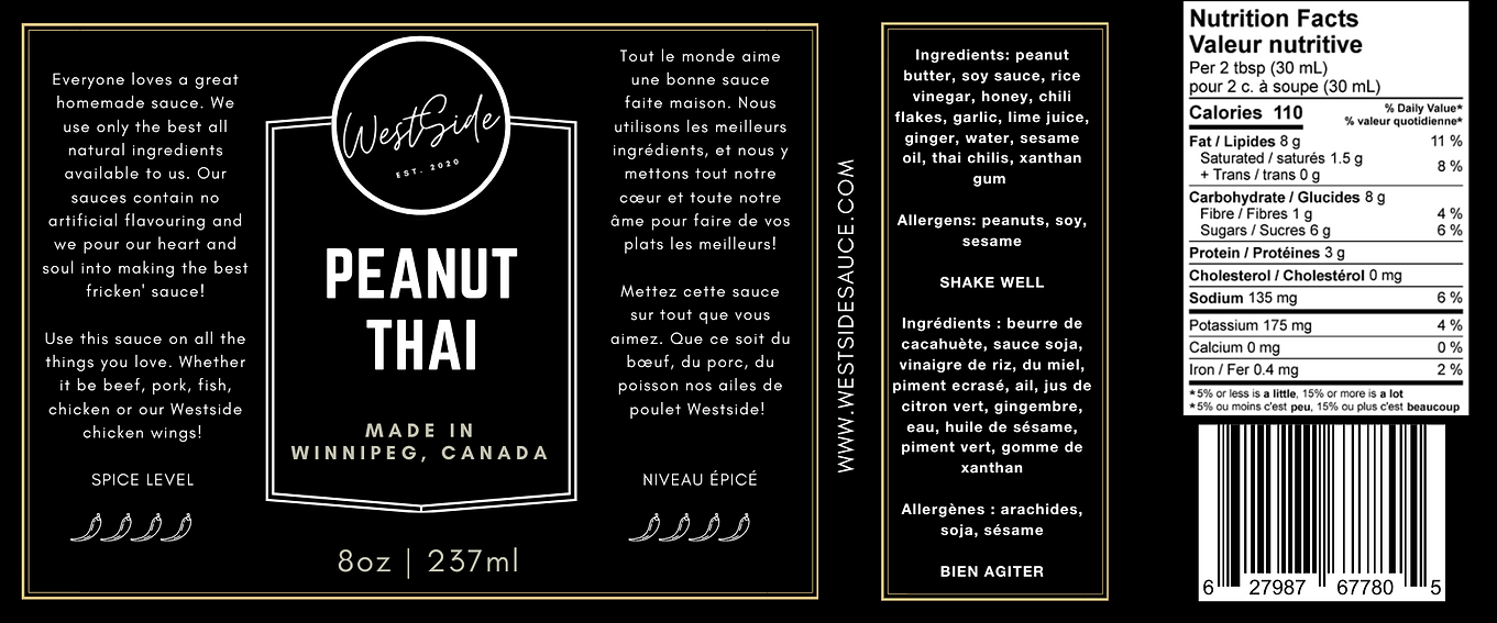 Peanut Thai Sauce