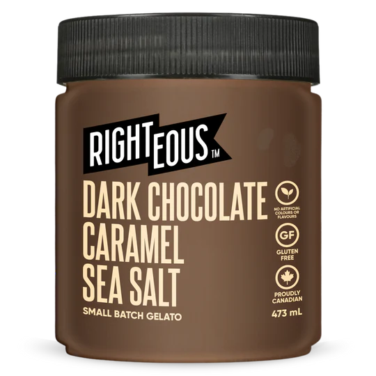 Dark Chocolate Caramel Sea Salt Gelato