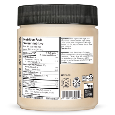 Righteous Sea Salted Caramel Gelato
