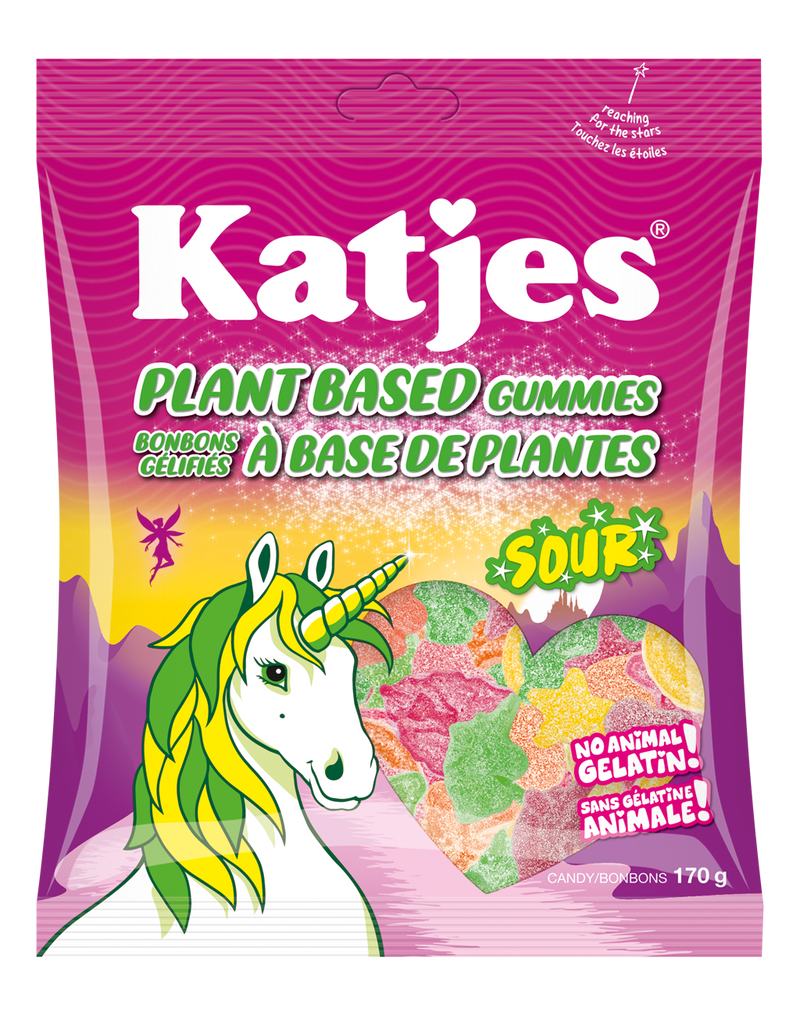 Plant-based Sour Unicorn Gummies