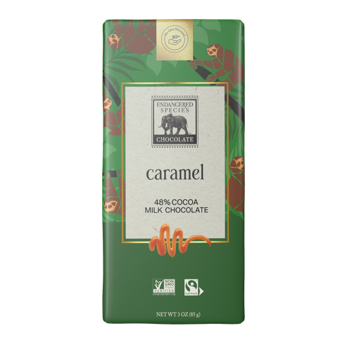 Caramel 48% Cocoa Milk Chocolate Bar