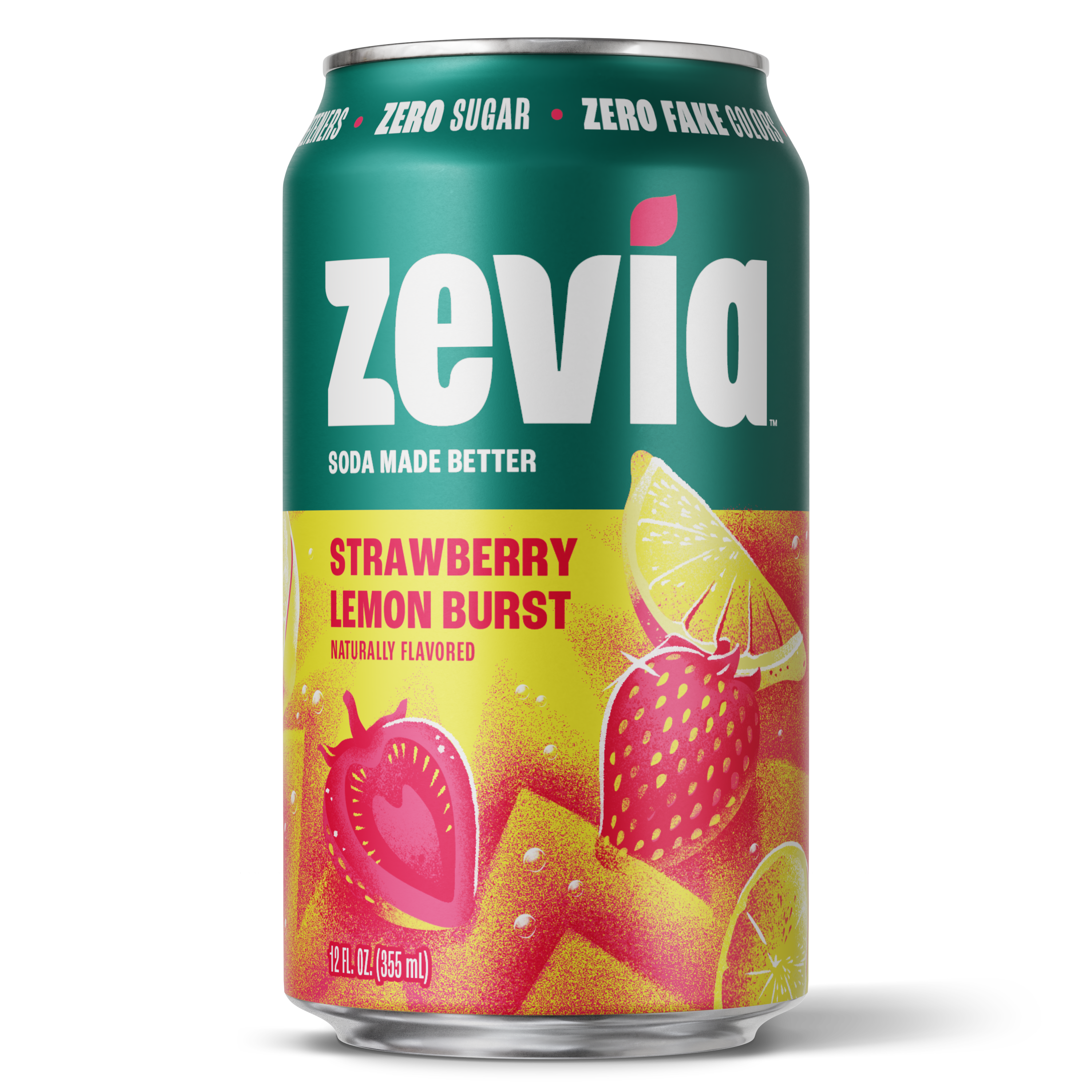 Zevia Strawberry Lemon Burst Stevia Soda 6 Pack