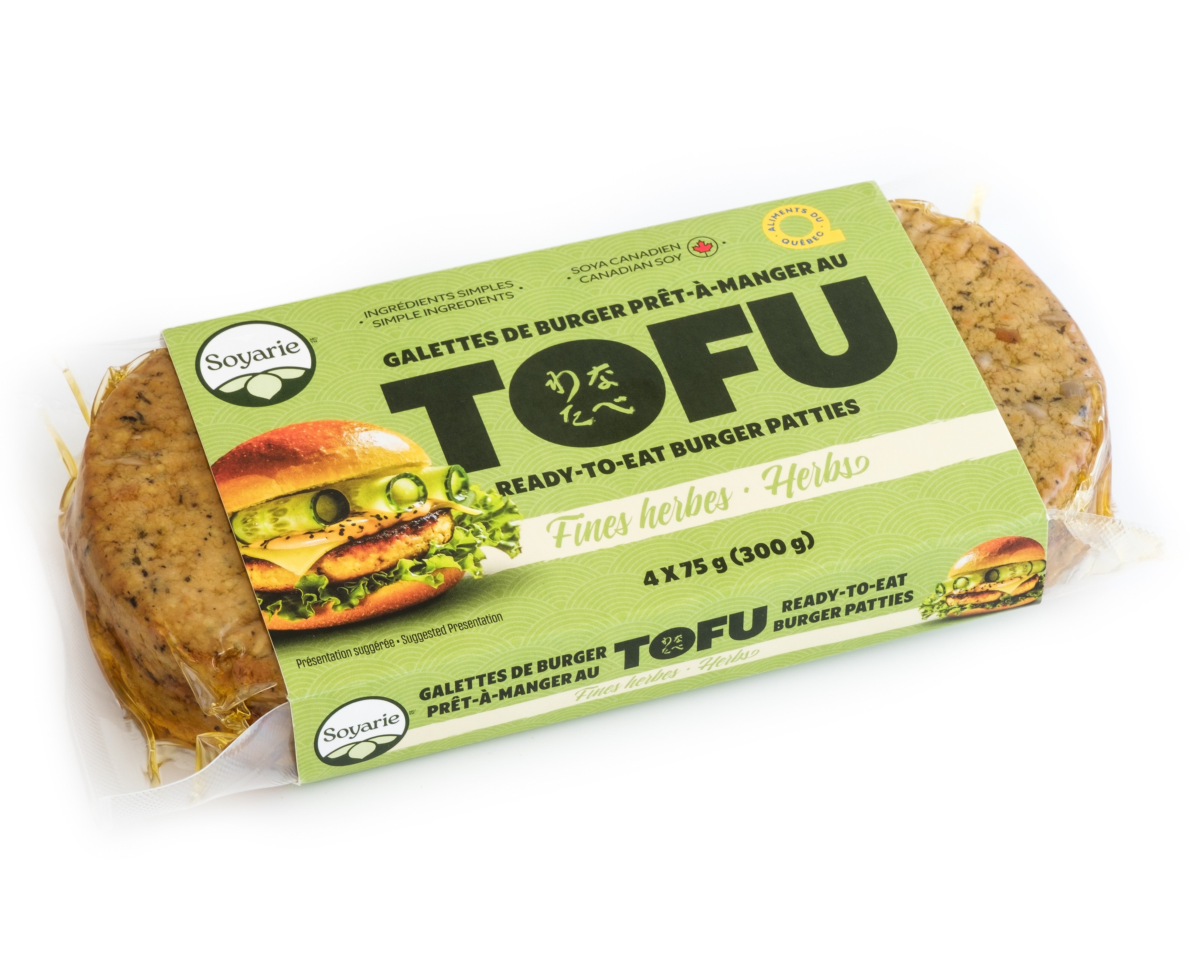 Soyarie Fried Herb Tofu Burger