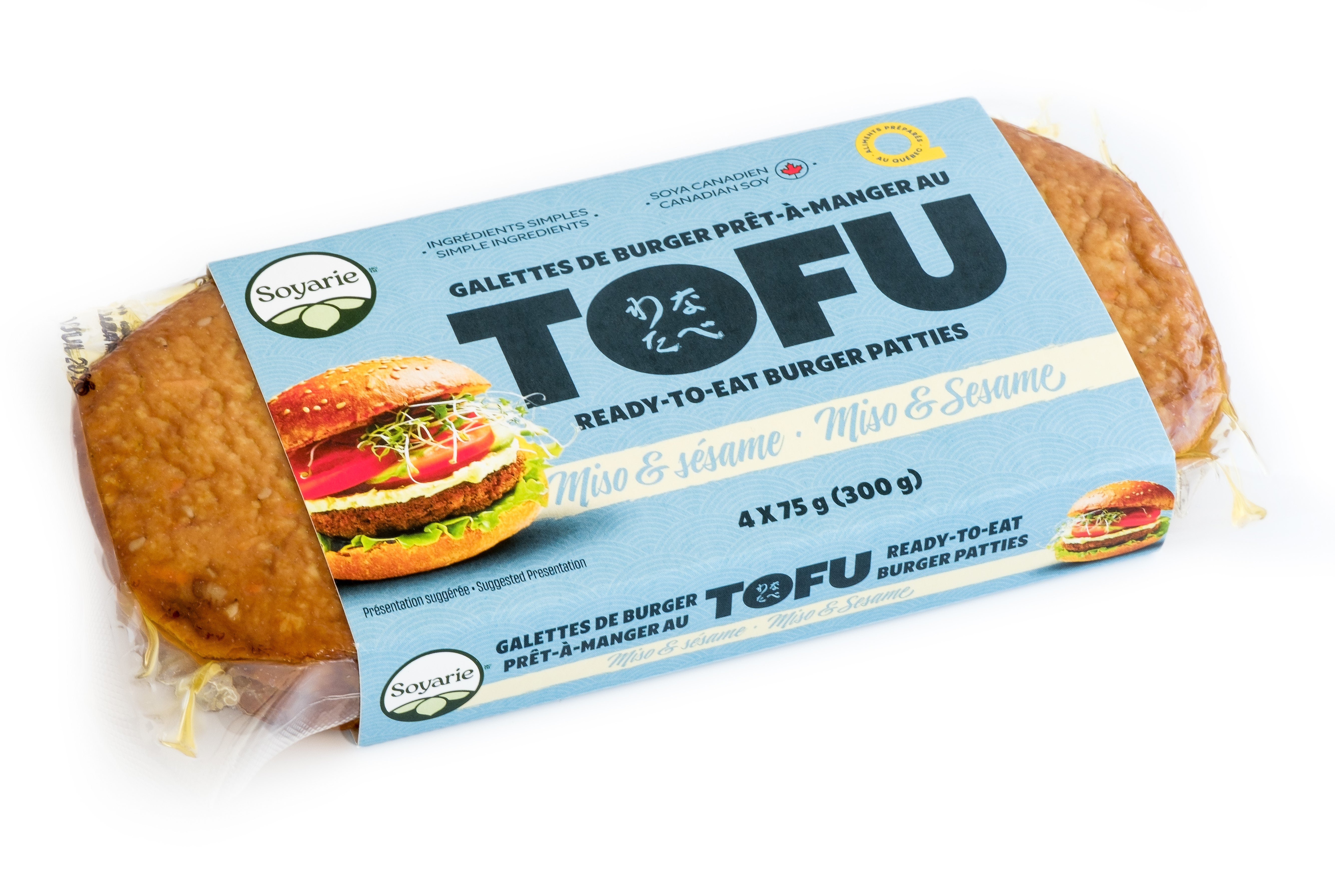 Soyarie Miso & Sesame Tofu Burger