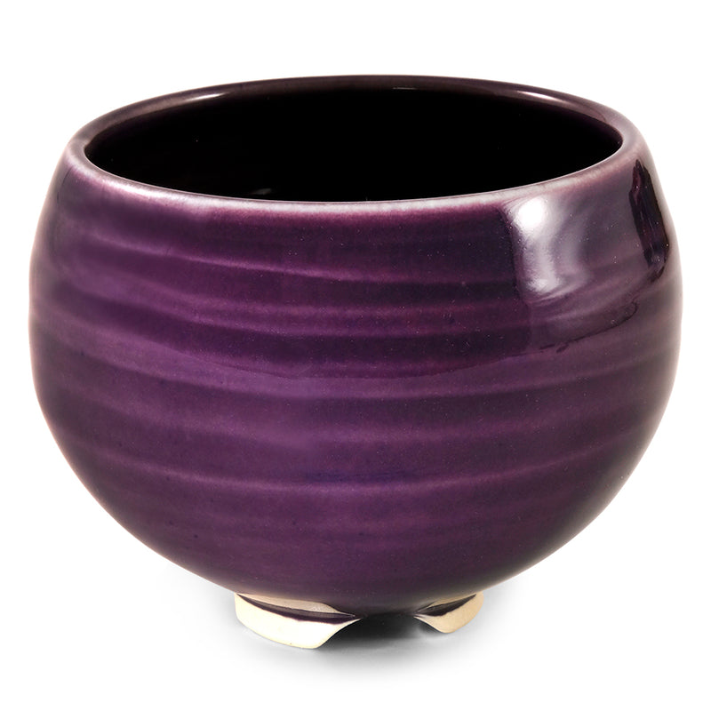 Plum Ceramic Incense Bowl