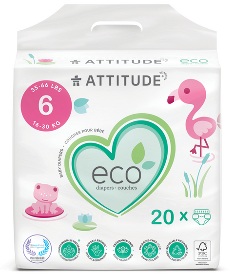 XL Size 6 Eco Diapers 16-30kg