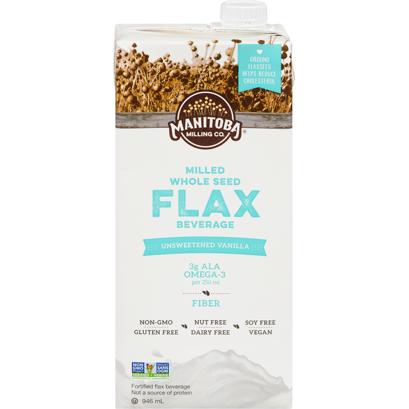 Vanilla Unsweetened Flax Beverage