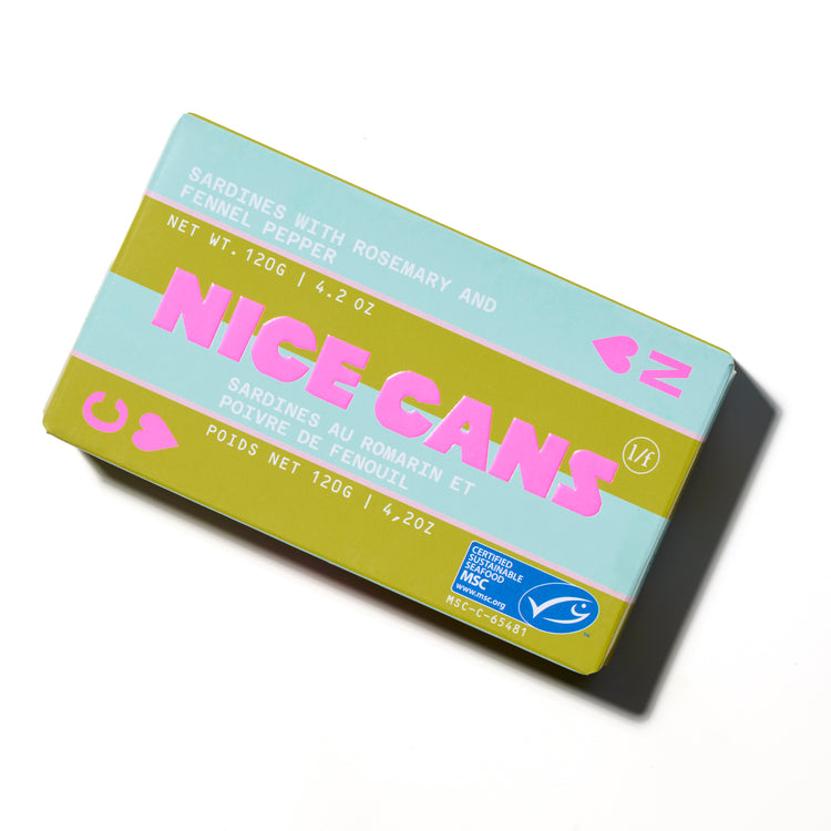 Nice Cans Sardines with Rosemary and Fennel Pepper