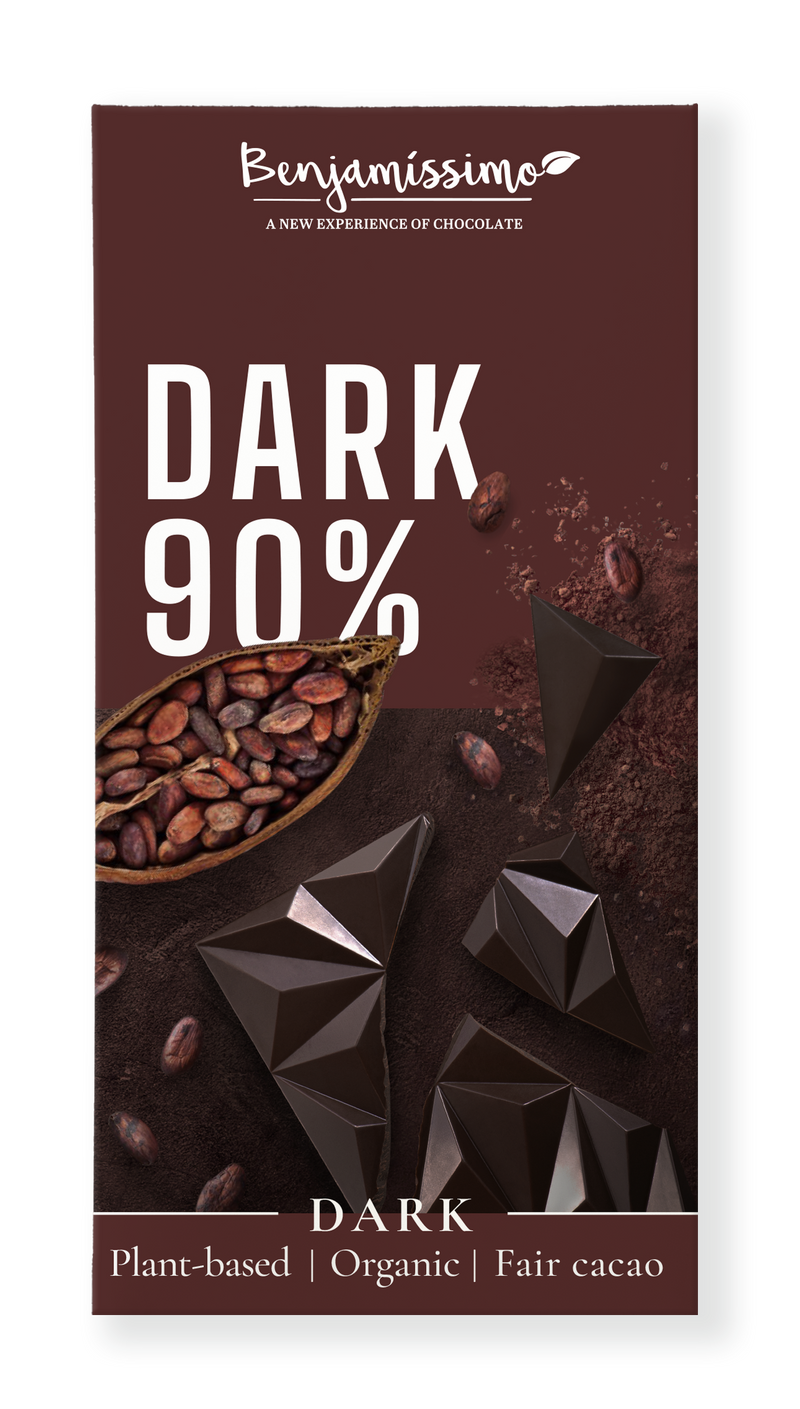 Organic Dark 90% Chocolate Bar