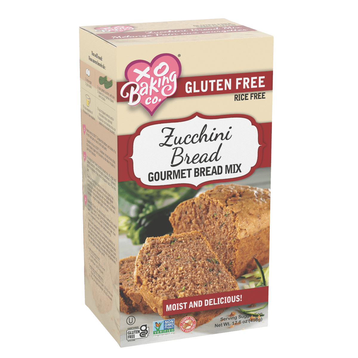 Gluten Free Zucchini Bread Mix