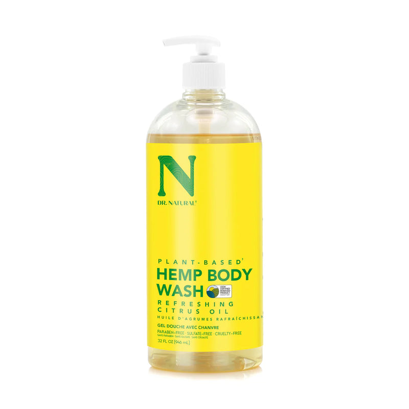 Plant-Based Refreshing Citrus Oil Hemp Body Wash