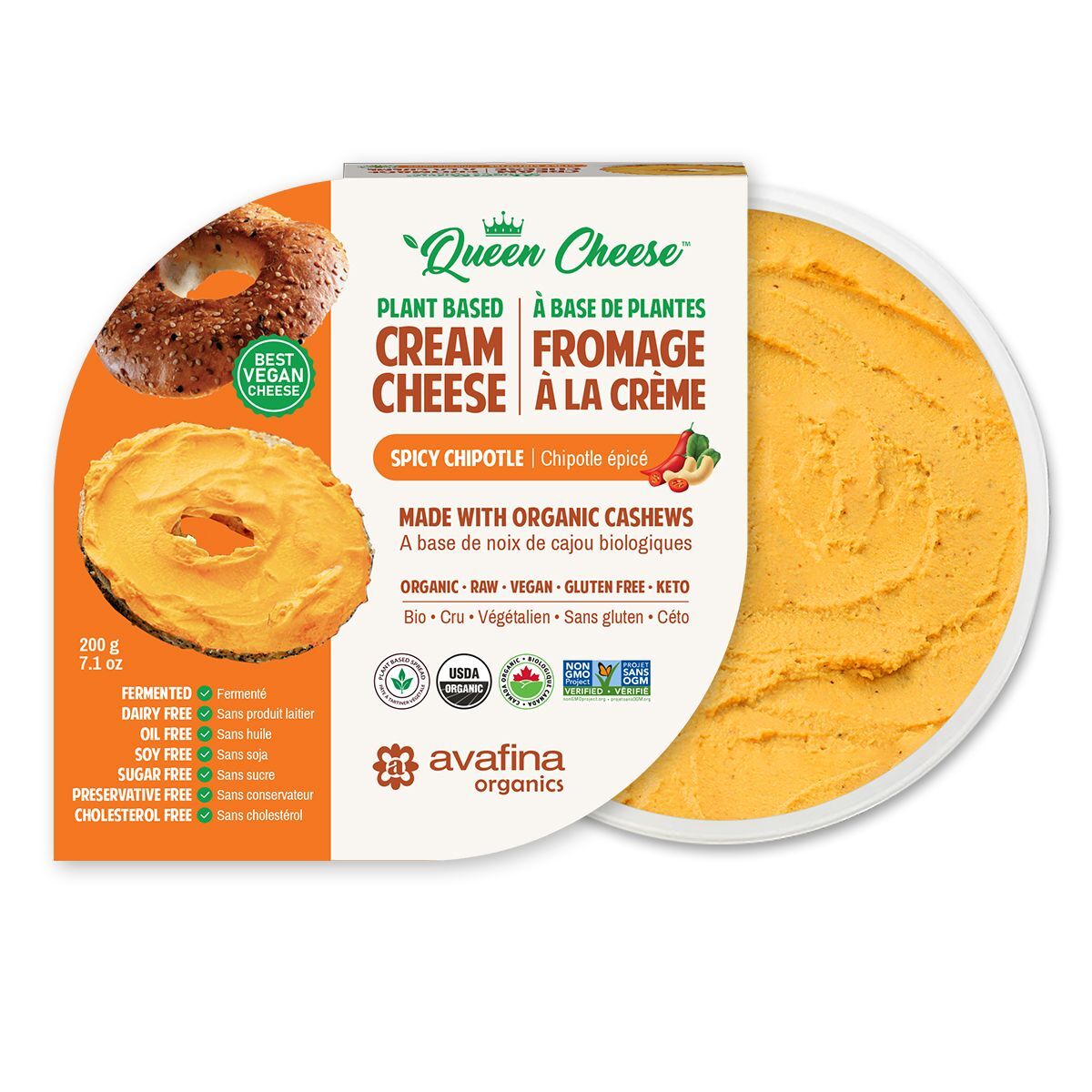 Organic Spicy Chipotle Vegan Cream Cheese