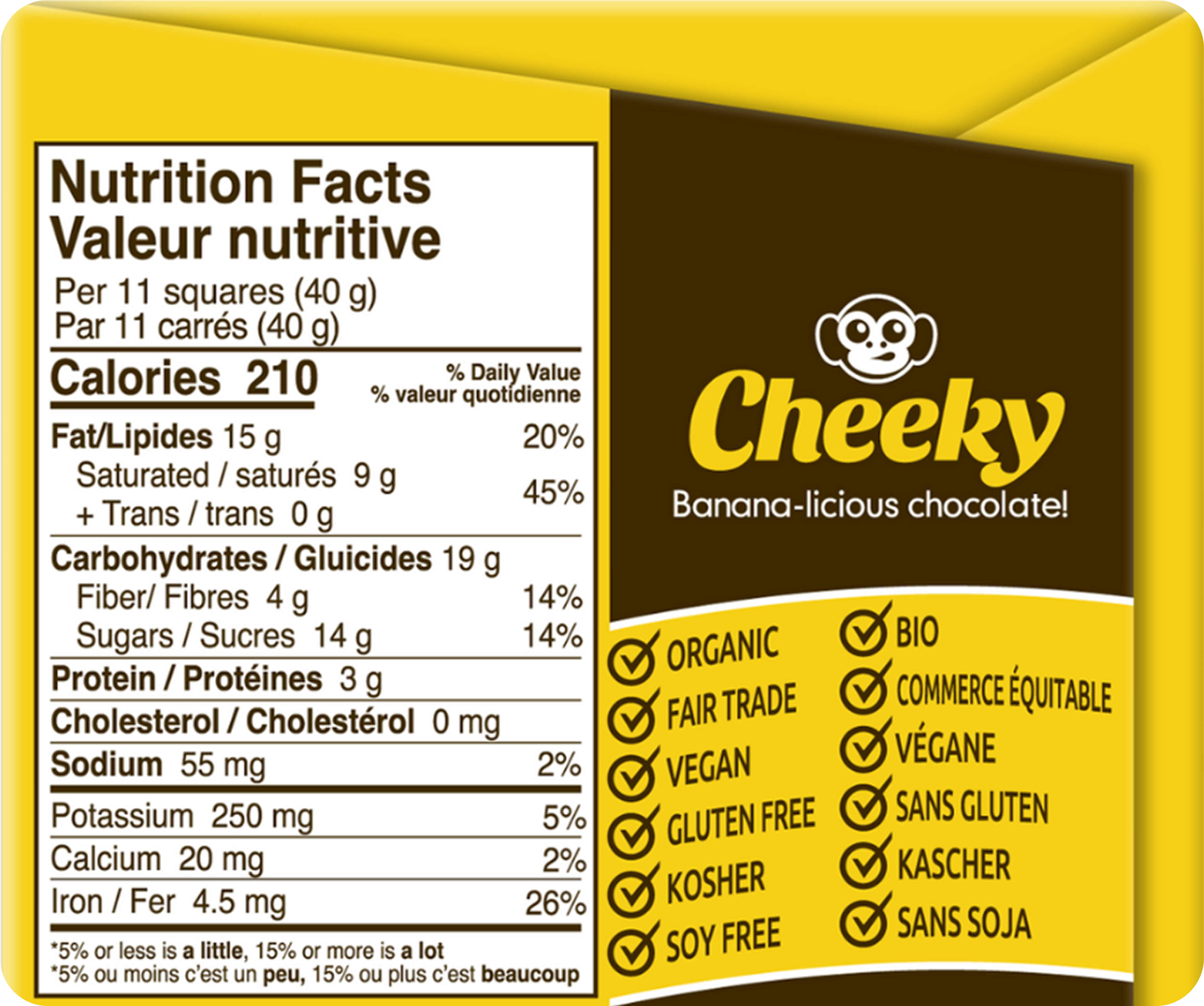 Zazubean Organic Cheeky Chocolate