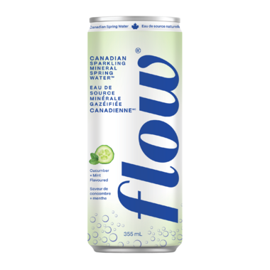 Flow Cucumber Mint Sparkling Water