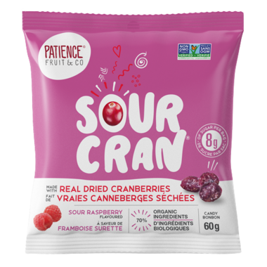 Sour Raspberry Dried Cranberry Candy