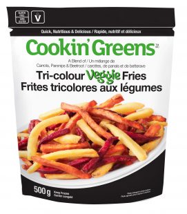 Cookin' Greens Tri-Colour Veggie Fries
