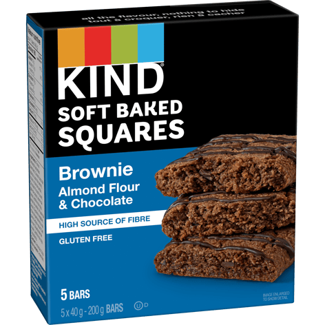 Almond Flour & Chocolate Brownie Soft Baked Square