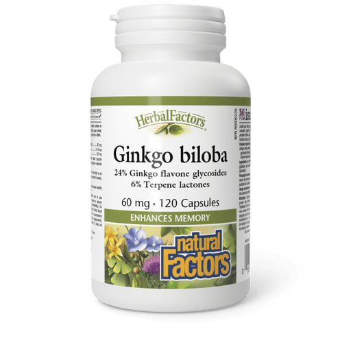 Natural Factors Gingko Biloba - 60mg