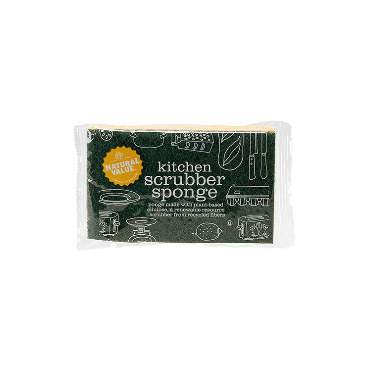 Natural Value Kitchen Scrubber Sponge