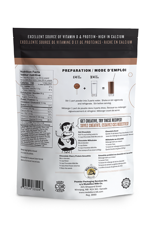 Chocolate Milk Mix 1%