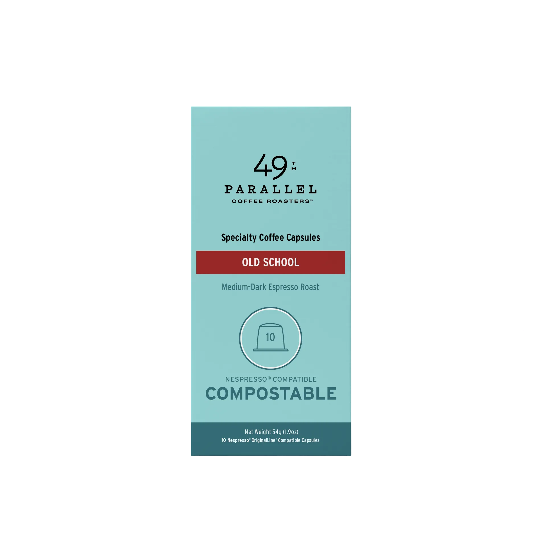 49th Parallel Medium Dark Espresso Old School Capsules