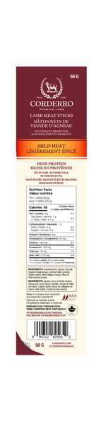 Mild Heat Lamb Meat Sticks