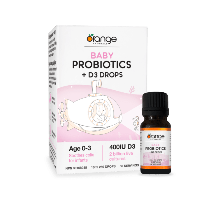 Baby Probiotics + D3 Drops